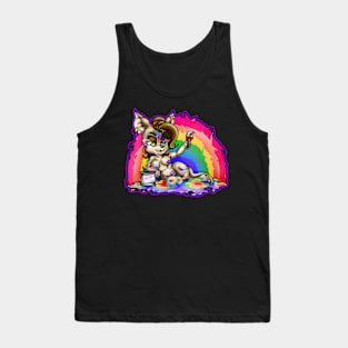 Chibi Lizzy Sexy Rainbow Tank Top